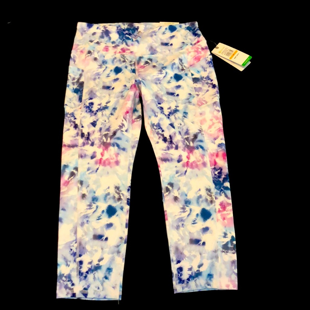 Gaiam Om Fit Multicolor Leggings, Size Medium, New With Tags